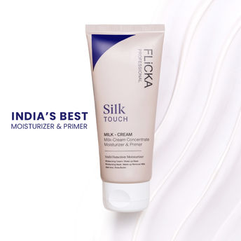 "FLiCKA Silk Touch 3-in-1 Moisturizer & Primer and Sun Care with SPF Dermatologically Tested and Minimises Pores For Face Makeup "